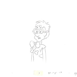 Flintstones Moonrock Original Production cel Drawing Hanna Barbera 1972 ms8