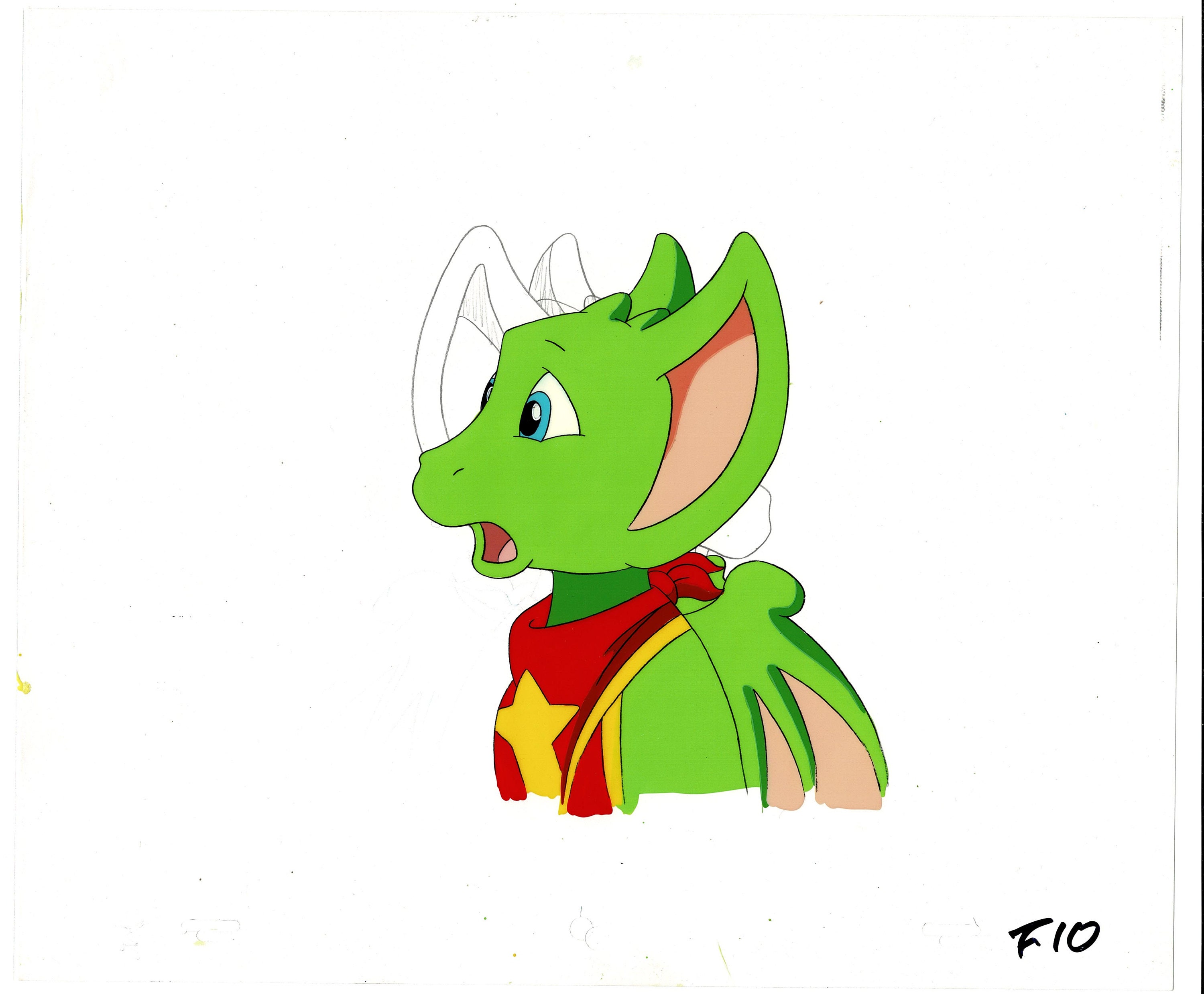 Pocket Dragon Adventures DIC Production Animation Cel With Stuck