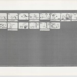 Great Mouse Detective Walt Disney Production Animation Storyboard Sheet 1986 244