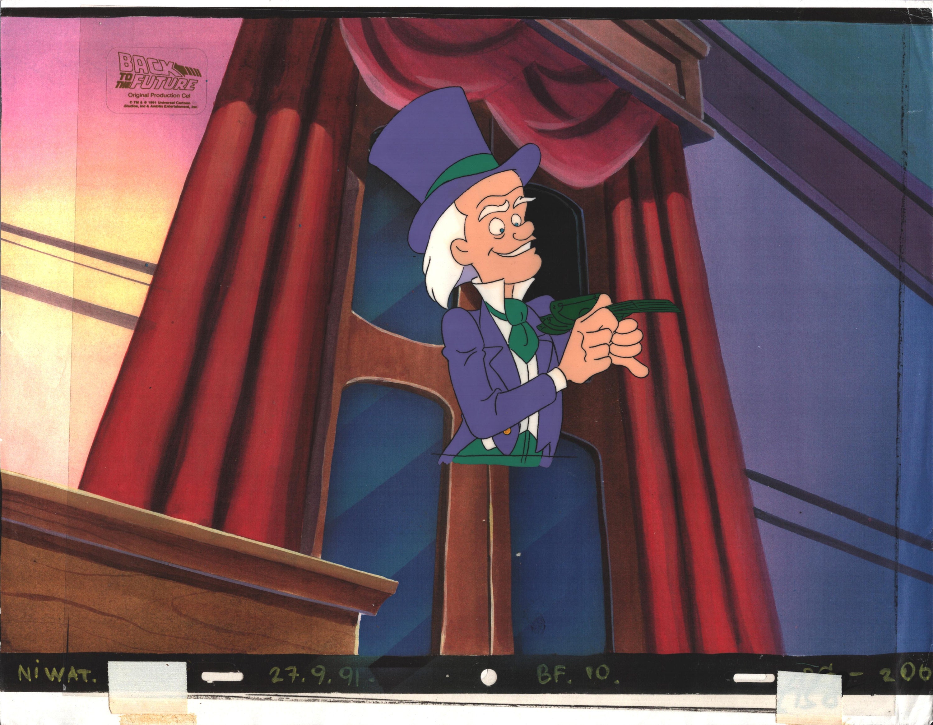 Dessin Anime Retour Vers Le Futur Retour vers le futur Production Originale Animation Cel - Etsy France