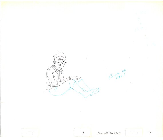 1982 Heidi's Song Peter Production Animation Cel Drawing | Etsy