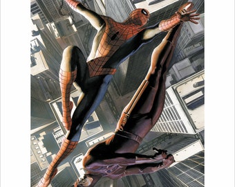 Alex Ross SIGNED Marvel Knights 2 With Spider-man and Daredevil