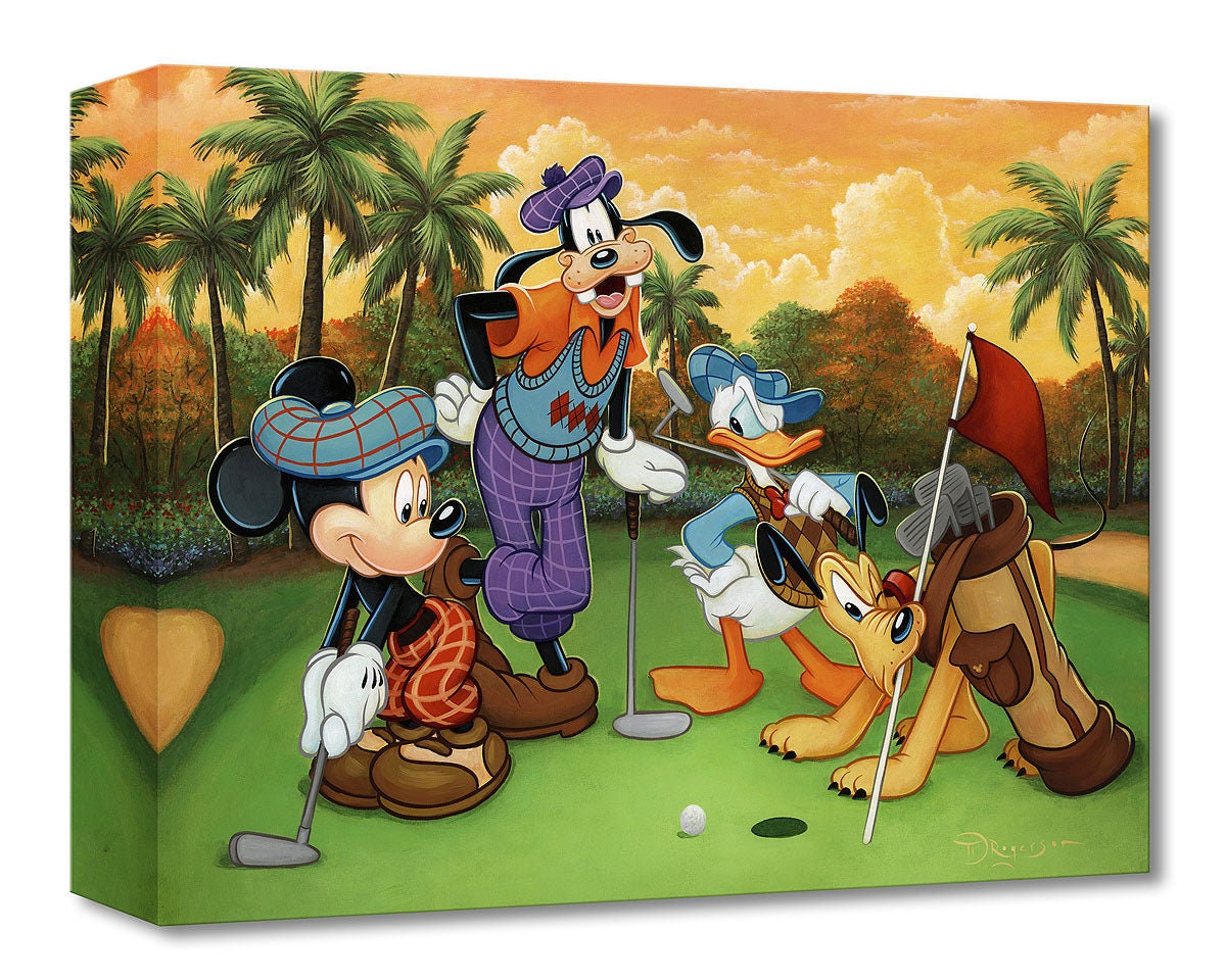 Mickey Mouse Golf Walt Disney Fine Art Tim Rogerson Limited