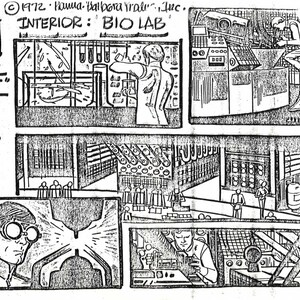 Alex Toth Sealab 2020 1972 Model Sheet Copy from Hanna Barbera Bio Lab 24