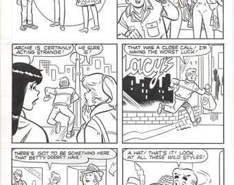 Archie 1986 Betty and Me Original Hand-inked comic page #150 by Stan Goldberg Rudy Lapick and Mark Esposito p14