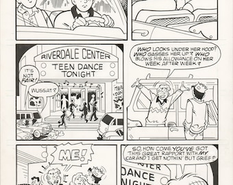 Archie 2003 Hand-inked Original Comic Book Page Art From #535 by Stan Goldberg and Bob Smith p29