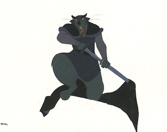 Don Bluth Secret of NIMH Jenner 1982 Original Production Animation Cel Used to make the cartoon 328-002