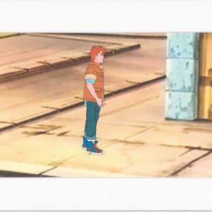Captain Planet Wheeler Original Production Animation Cel DIC 1990-92 8-322