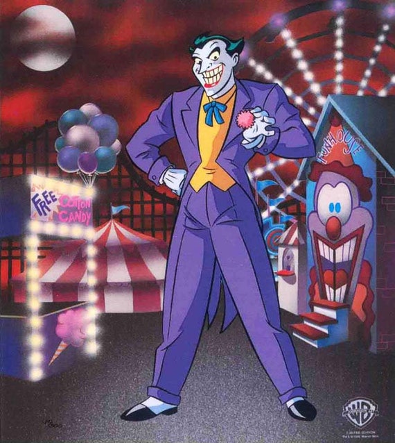 Joker clásico de Batman Serie animada Warners Limited Ed - Etsy México