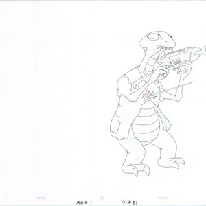 Heavy Metal 2000 FAKK2 Original Production Animation Cel Drawing B3149