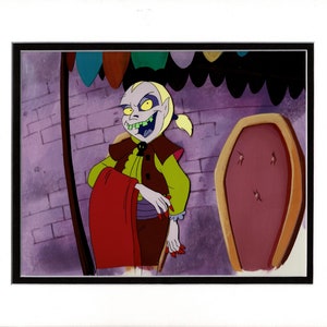 Beetlejuice Original Production Animation Cel and Original Background Nelvana 12