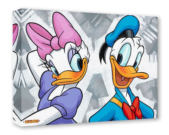 Donald Duck Daisy Duck Walt Disney Fine Art Trevor Carlton Ltd Ed