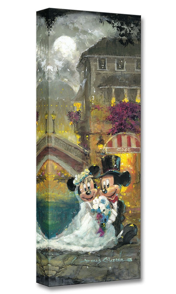 Mickey Mouse and Minnie Wedding Walt Disney Fine Art James Coleman