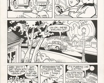 Archie 2003 Hand-inked Original Comic Book Page Art From #535 by Stan Goldberg and Bob Smith p28