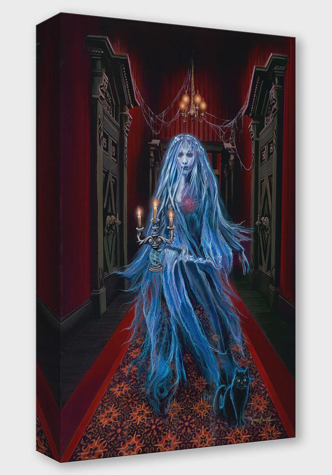 Haunted Mansion Halloween Walt Disney Fine Art Dom Corona Limited