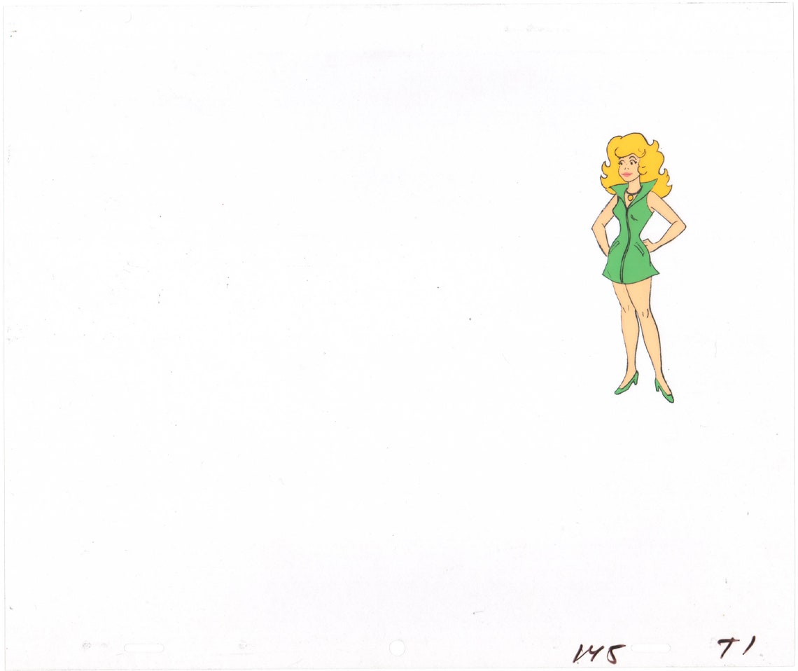 Taffy Dare Captain Caveman Original Production Animation Cel Etsy