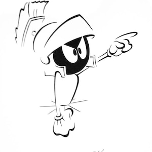 Chuck Jones gallery &quot;X-2 Marvin Martian&quot; Eric Goldberg-signed Serigraph edition of 150