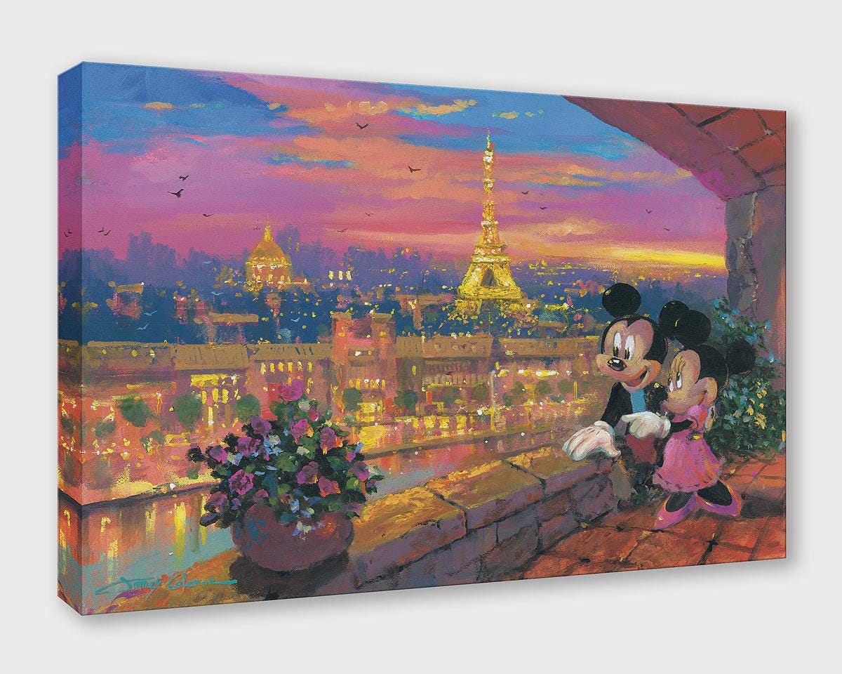 Disney Fine Art ミニー 132/195 直筆サイン 655-1 Mickey Mouse and Minnie Mouse Walt Disney Fine Art James Coleman
