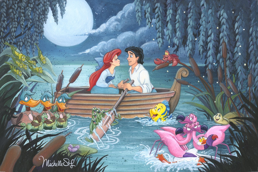 新品　WDW限定 ディズニー　アート　ミシェルセントローレン　fine art il_1080xN.3445045436_5unk.jpg
