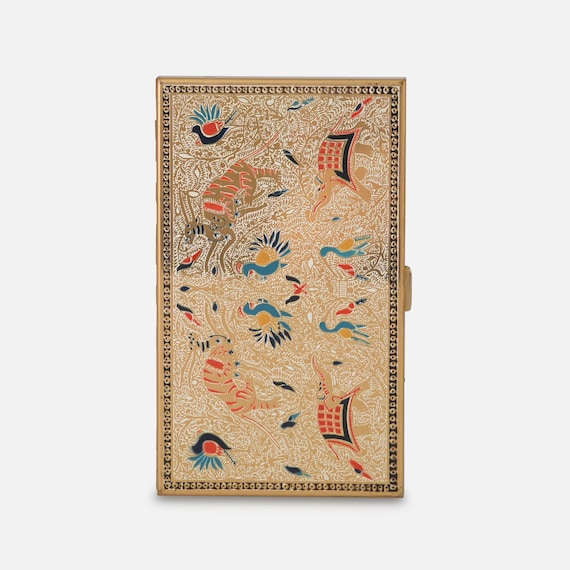 Animal Kingdom! Vintage Cigarette Case by Volupte
