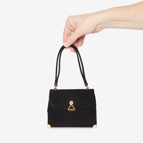 Shorty! Vintage Suede Bag by Koret