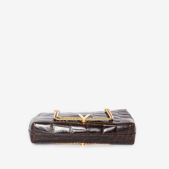 Sassy Sacha! Vintage Alligator Convertible Clutch… - image 4