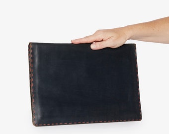 Vintage Koret cuero plegable sobre bolsa de embrague