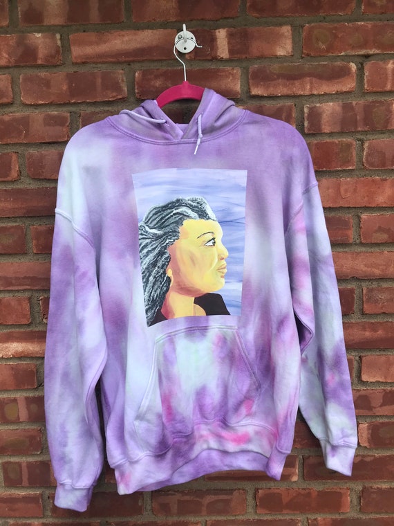Toni Morrison Hoodie Sweatshirt Handmade Tie Dye Popart - Etsy Ireland