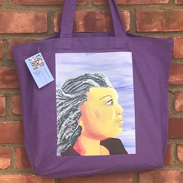 PopArt Authors Tote Bag Graphic Handmade Bag Artist Print
