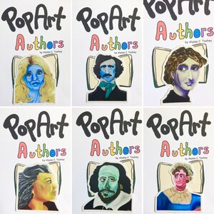 PopArt Author Vinyl Stickers!