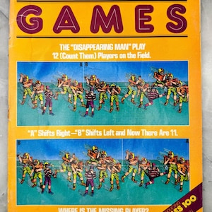1980 Games Magazine - novembre/décembre - Vol. 4 n° 6 n° 20 - Puzzles et jeux vintage 100