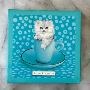 2004 Keith Kimberlin Cat Notecard Set - 9 Cards and Envelopes - Vintage Kitten Stationery