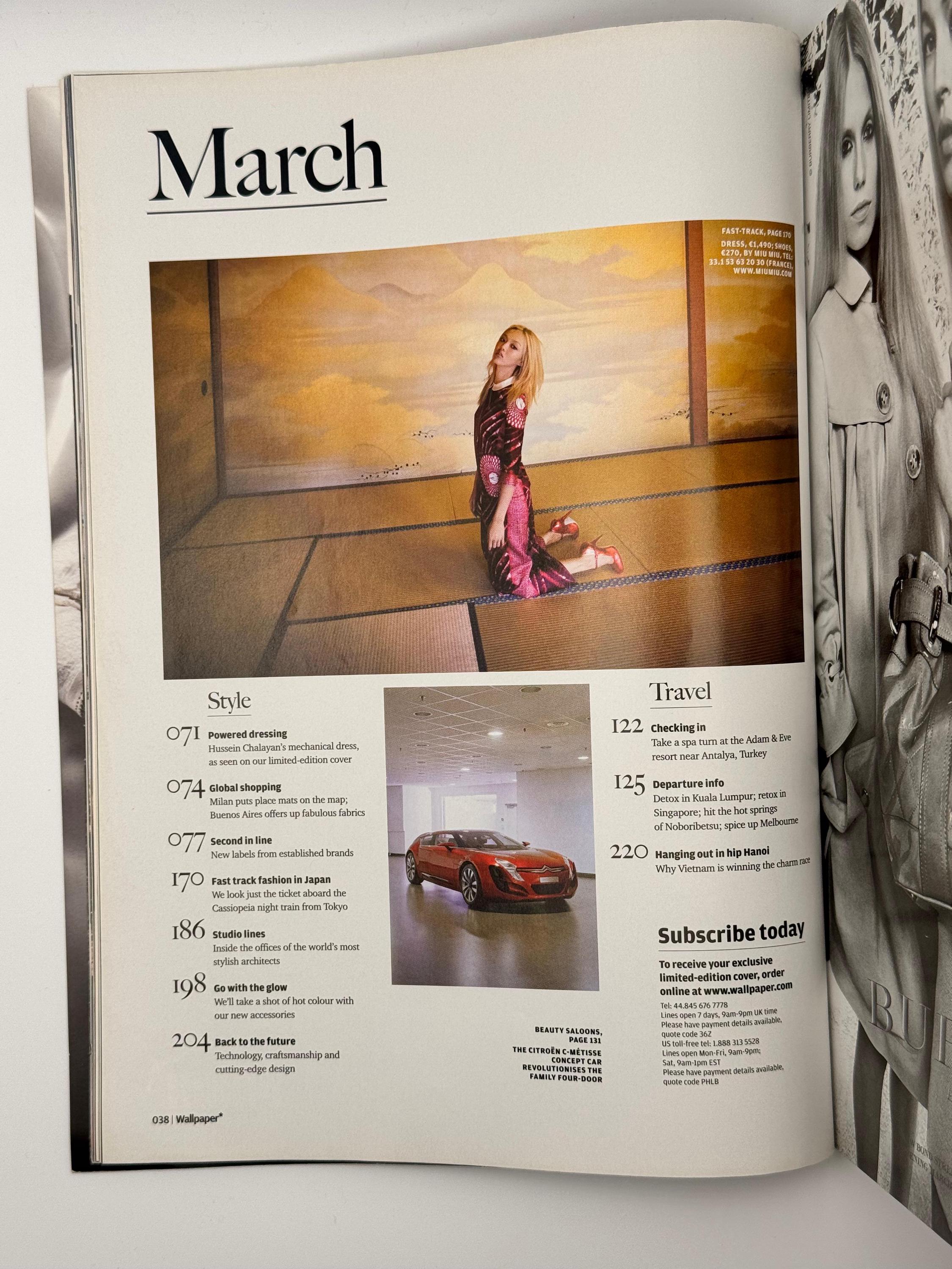 2007 Wallpaper* Magazine - March Issue - Vintage