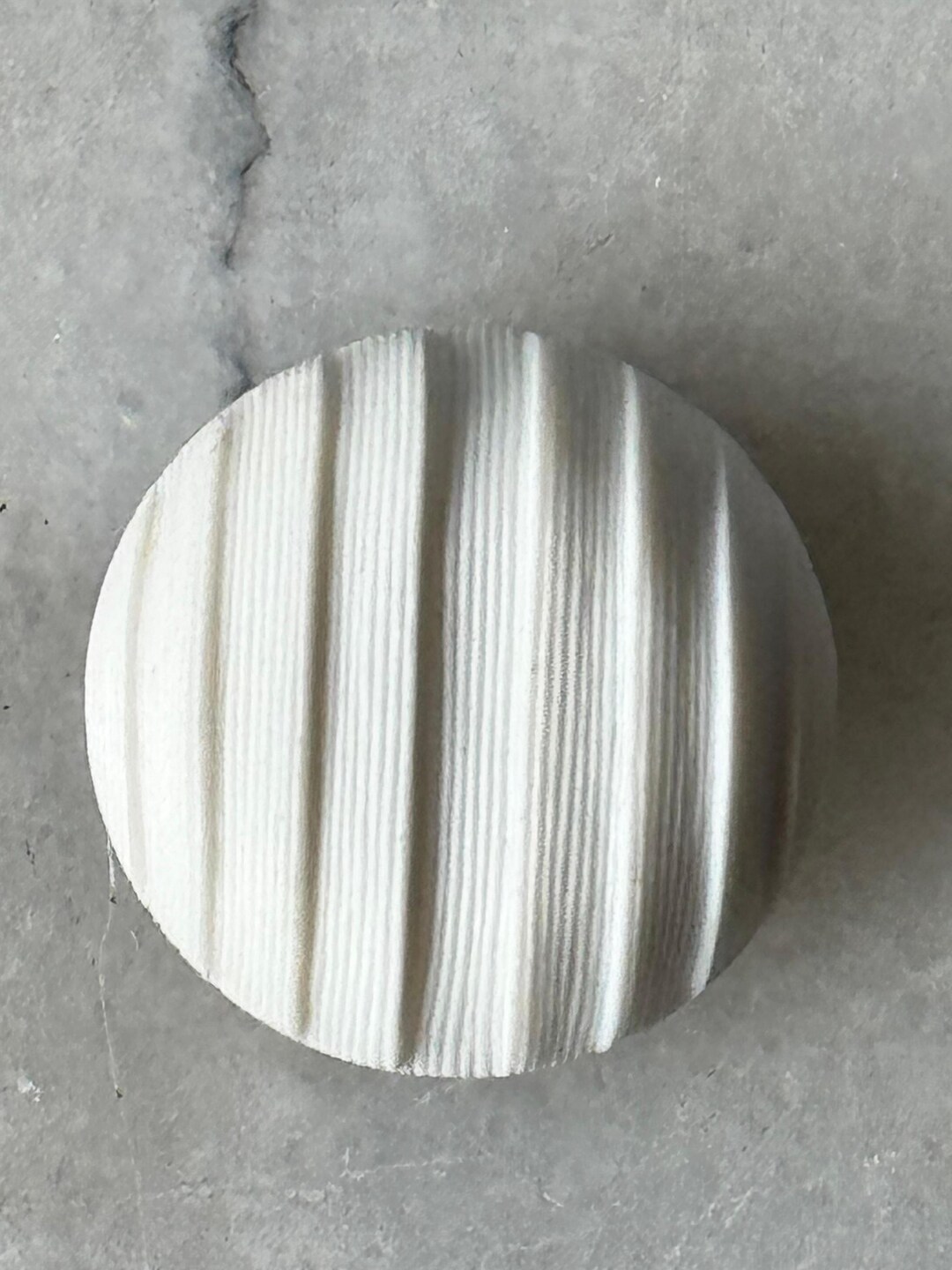 1950s Vintage White Ridged Dome Buttons - Set of 5 (2.5cm) - Textured ...