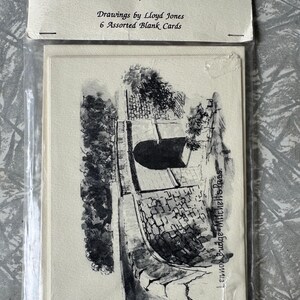 Vintage Blue Mountains Scenes Cards - Lloyd Jones Artwork - 6 Blank Cards  - Australian Historic Landmarks Set