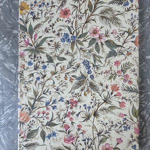 Juego de papelería floral Kartos vintage de los años 90: 20 hojas y 20 sobres, 22,5 x 17 cm (8,85 x 6,7 pulgadas), fabricado en Italia.
