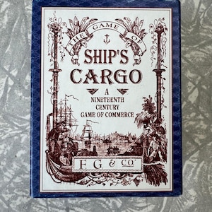 2004 Ship's Cargo Card Game par FG&Co - Jeu de commerce du dix-neuvième siècle