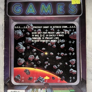 1982 年ゲーム マガジン - 1 月/2 月号 (第 6 巻、第 1 号、第 27 号) - ビンテージ パズル、雑学、頭の体操