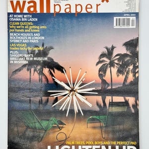 2003 Wallpaper Magazine - April Issue - Vintage Architecture, Interiors & Lifestyle