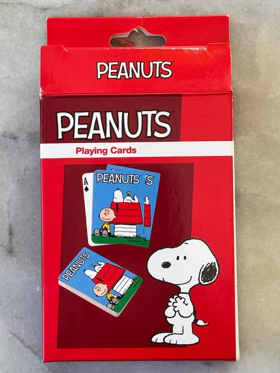 Peanuts Playing Cards - Opened and Used - Charlie Brown and Snoopy