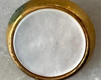 Lot De 8 Boutons Ronds En Nacre - Diamètre 17 Mm, 2 Trous - Couleur Au Choix, Fabrication Française