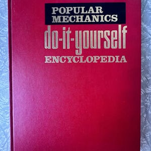 1968 Vintage Popular Mechanics Do-It-Yourself Encyclopedia Volume 1 - Home Repair Guide