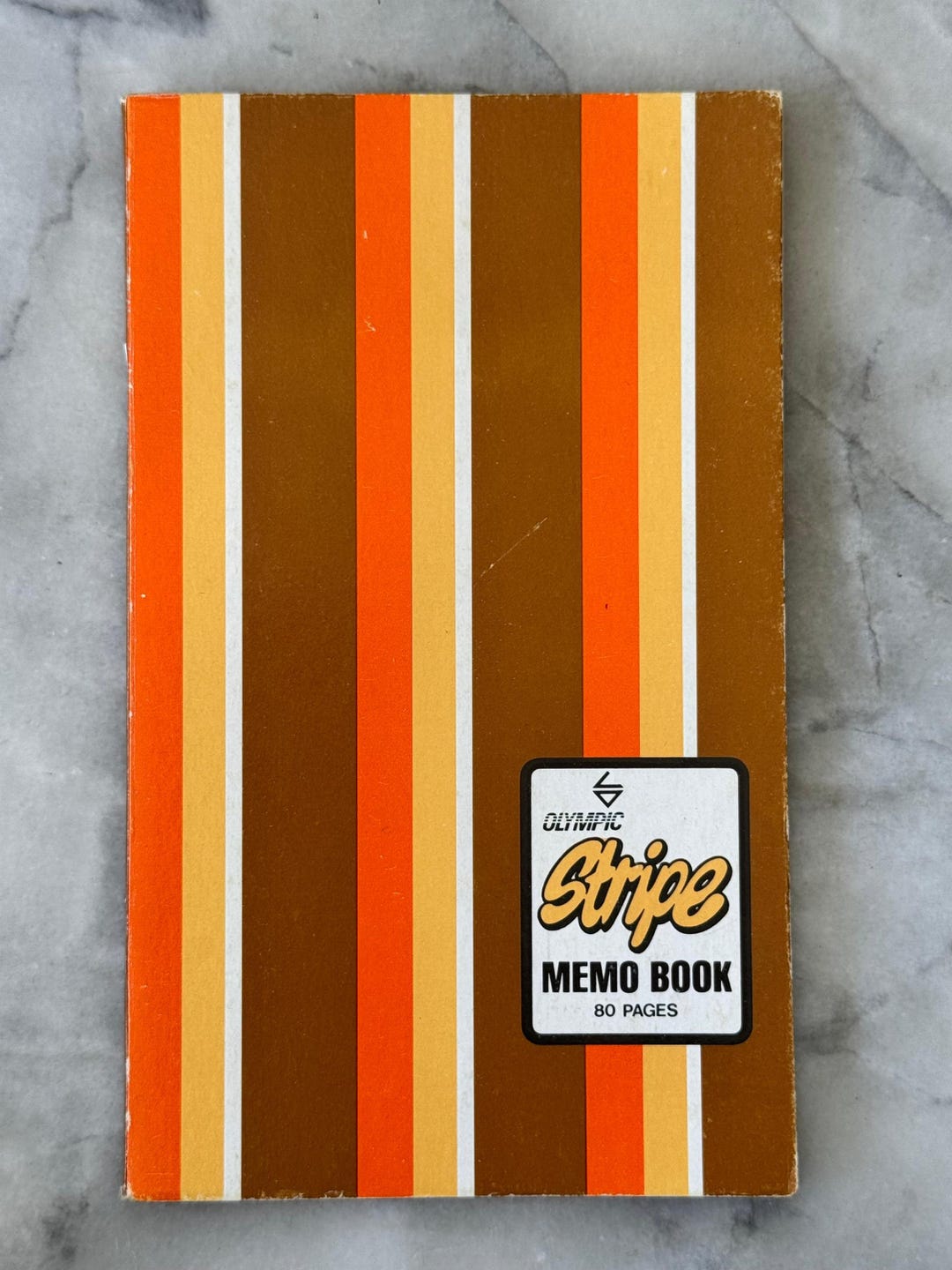 1980s Olympic Stripe Memo Book - Vintage 80-page Pocket Notebook - Etsy