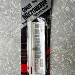1980s Vintage Oven Microwave Food Thermometer - Technitherm MG60 - Made in Australia - New Old Stock