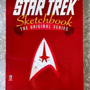 1997 Vintage Star Trek Sketchbook – The Original Series – Design Art & Concept Guide by Solow