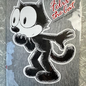 Vintage Felix the Cat-briefpapierset uit de jaren 90 – Felix Design eerstejaarsstudent – 25 x 18 cm (9,8 x 7,1 in) – verzegeld