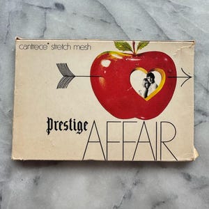 1970s Prestige Affair Stockings – Cantrece Stretch Mesh Nylon – Size 10.5–11 – Color Impulse – New in Package