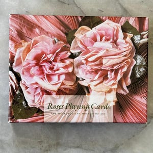1999 Metropolitan Museum of Art Roses Playing Cards - Floral Double Deck Set - Vintage Complete and Opened