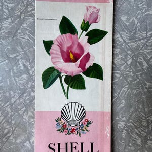Vintage Shell Road Guide 1961 – Northern Territory, Australië – Geïllustreerde uitvouwbare kaart