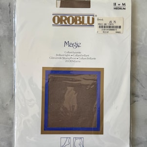 Medias transparentes Oroblu Magie 20 DEN 1998 - Medias - Fabricadas en Italia - NUEVAS SIN ABRIR